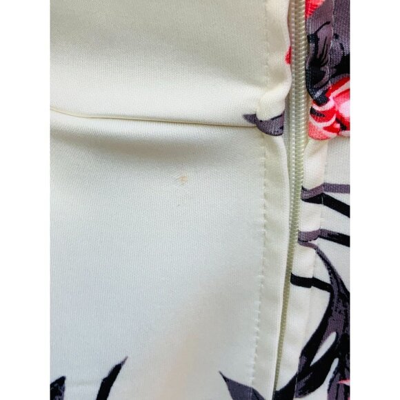 CHARLOTTE RUSSE HIGH LOW VNECK KEYHOLE SLEEVE PLEATED DROP WAIST DRESS MEDIUM - Picture 4 of 11